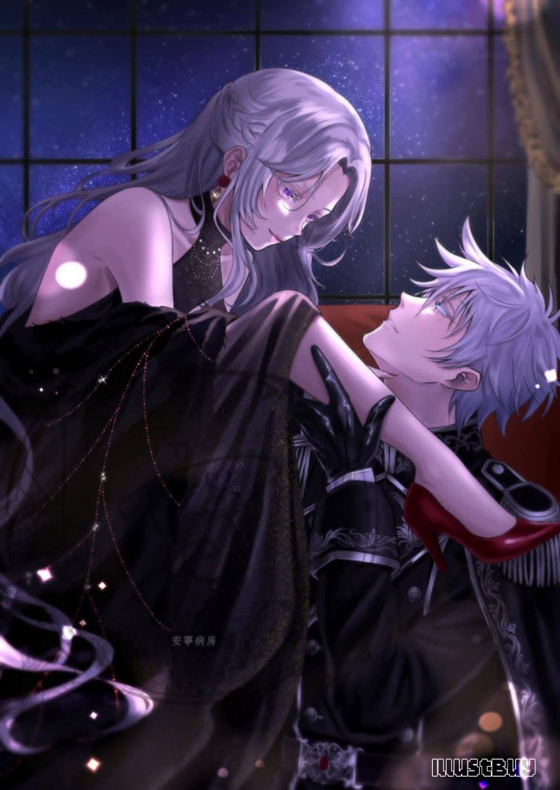 ［委託］雙人全身含背景精緻上色