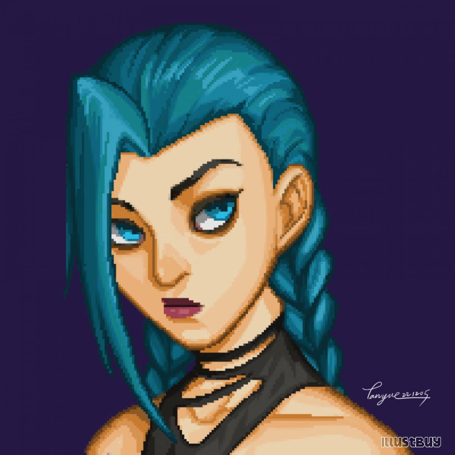 Jinx - Pixel Art