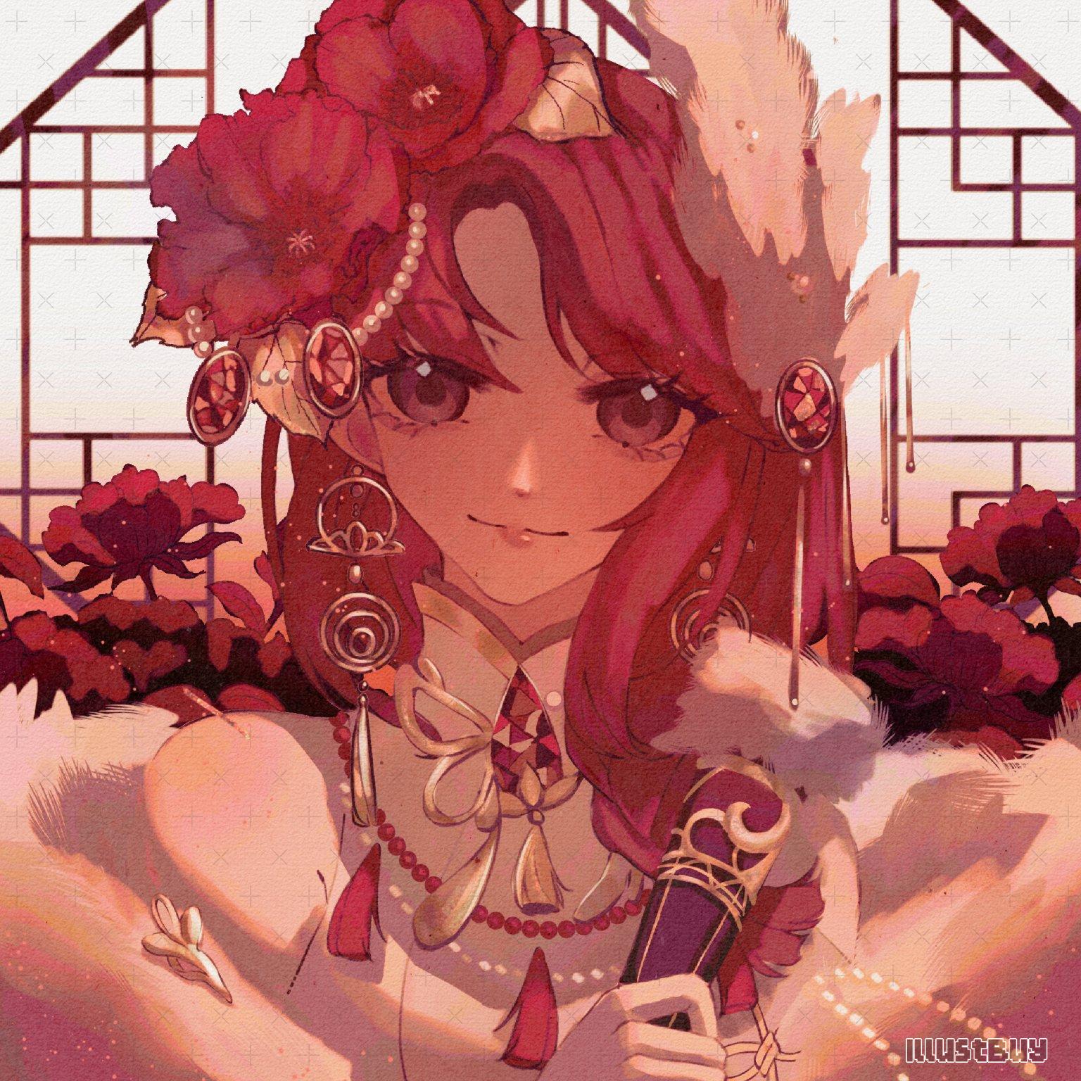 頭像插圖（只接女
