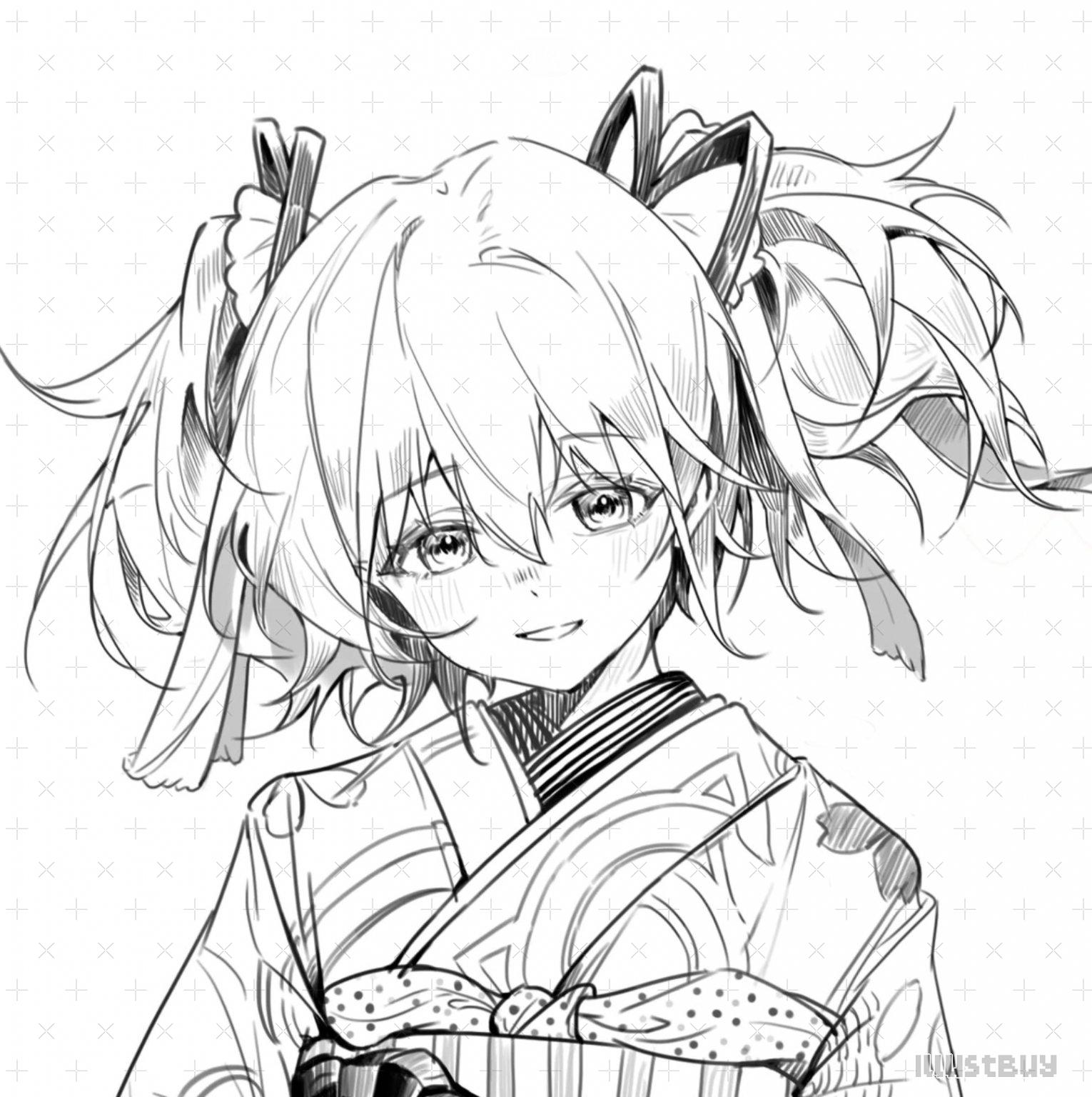 黑白頭像 接委託