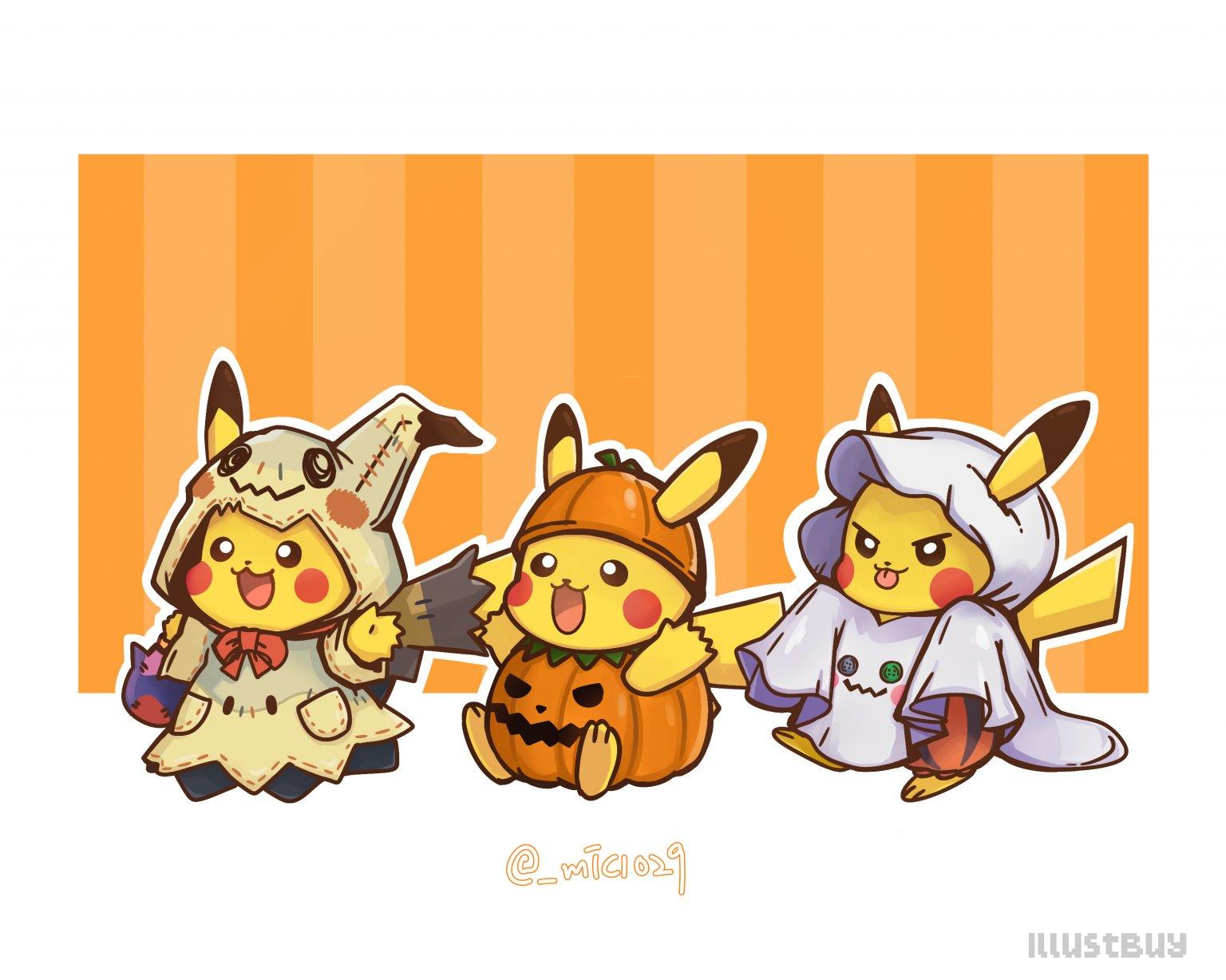 ハロウィンピカチュウ🎃