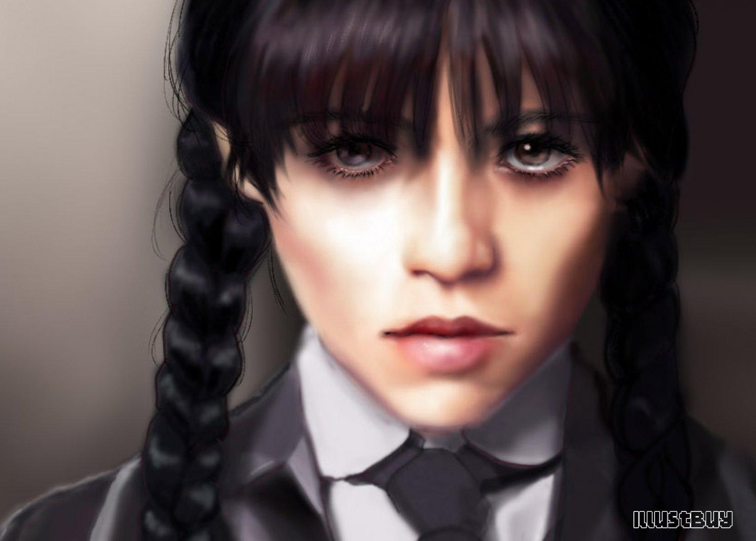 Wednesday Addams fanart 2023