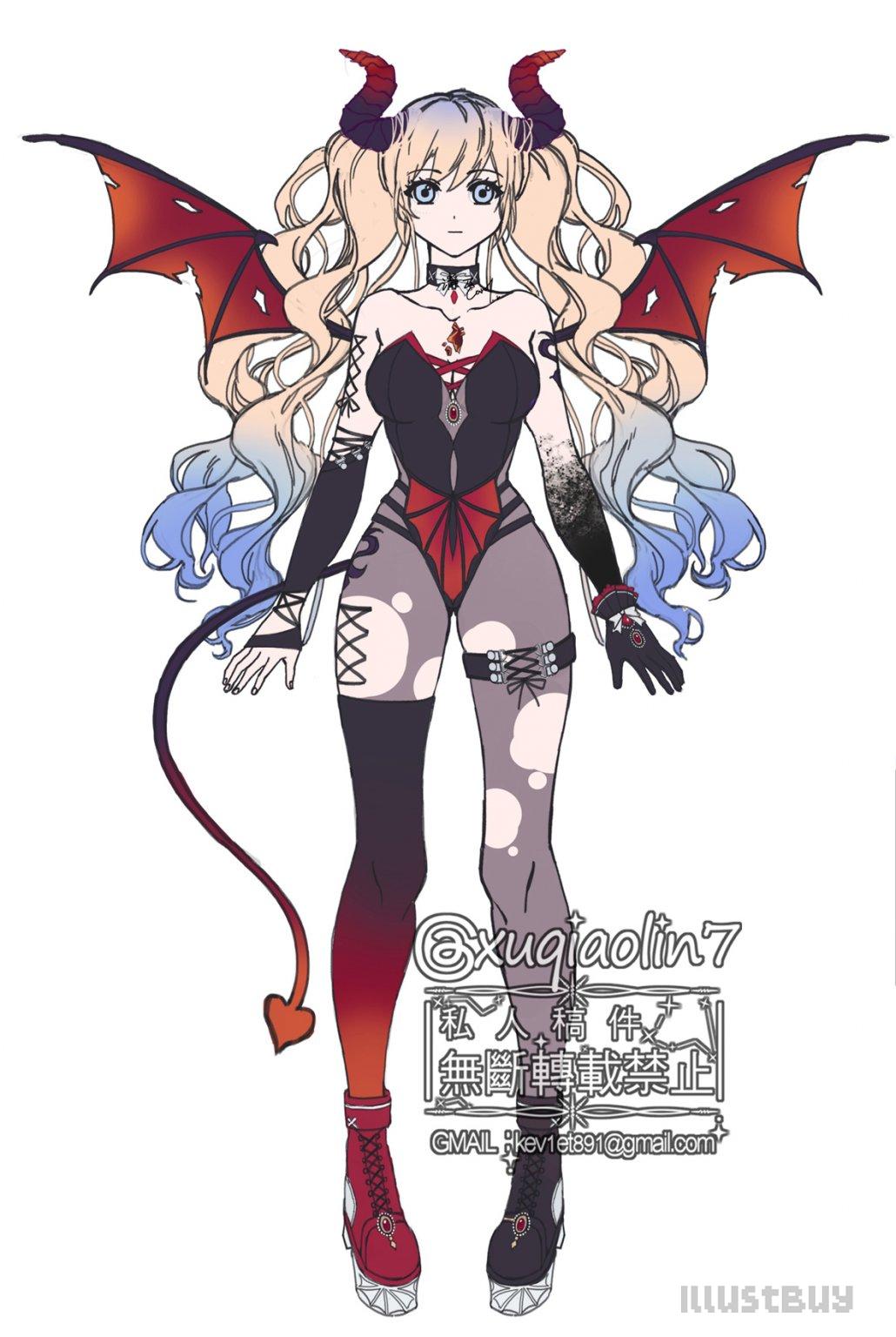 小惡魔角色立繪