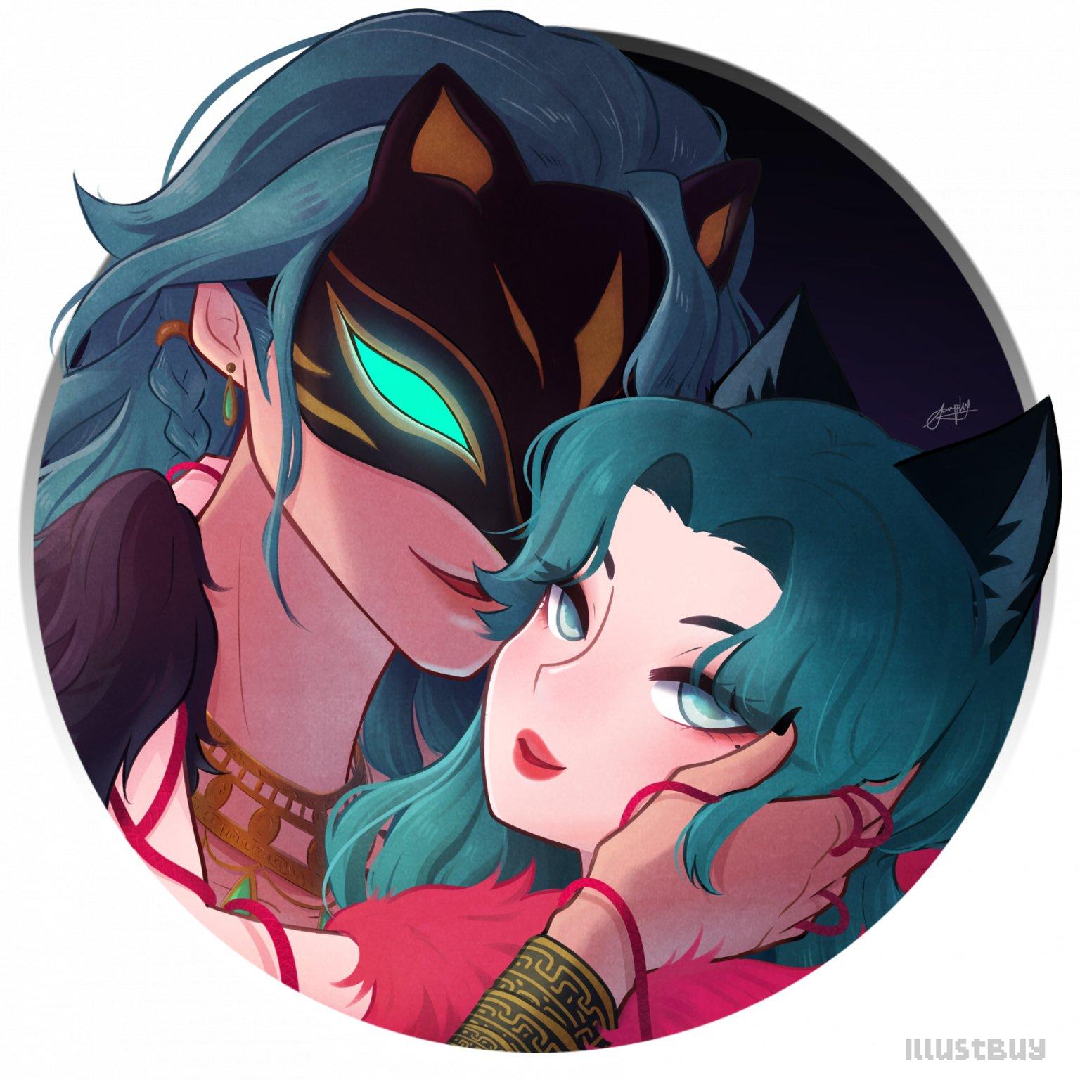 【接受委託】- 雙人貼貼頭像