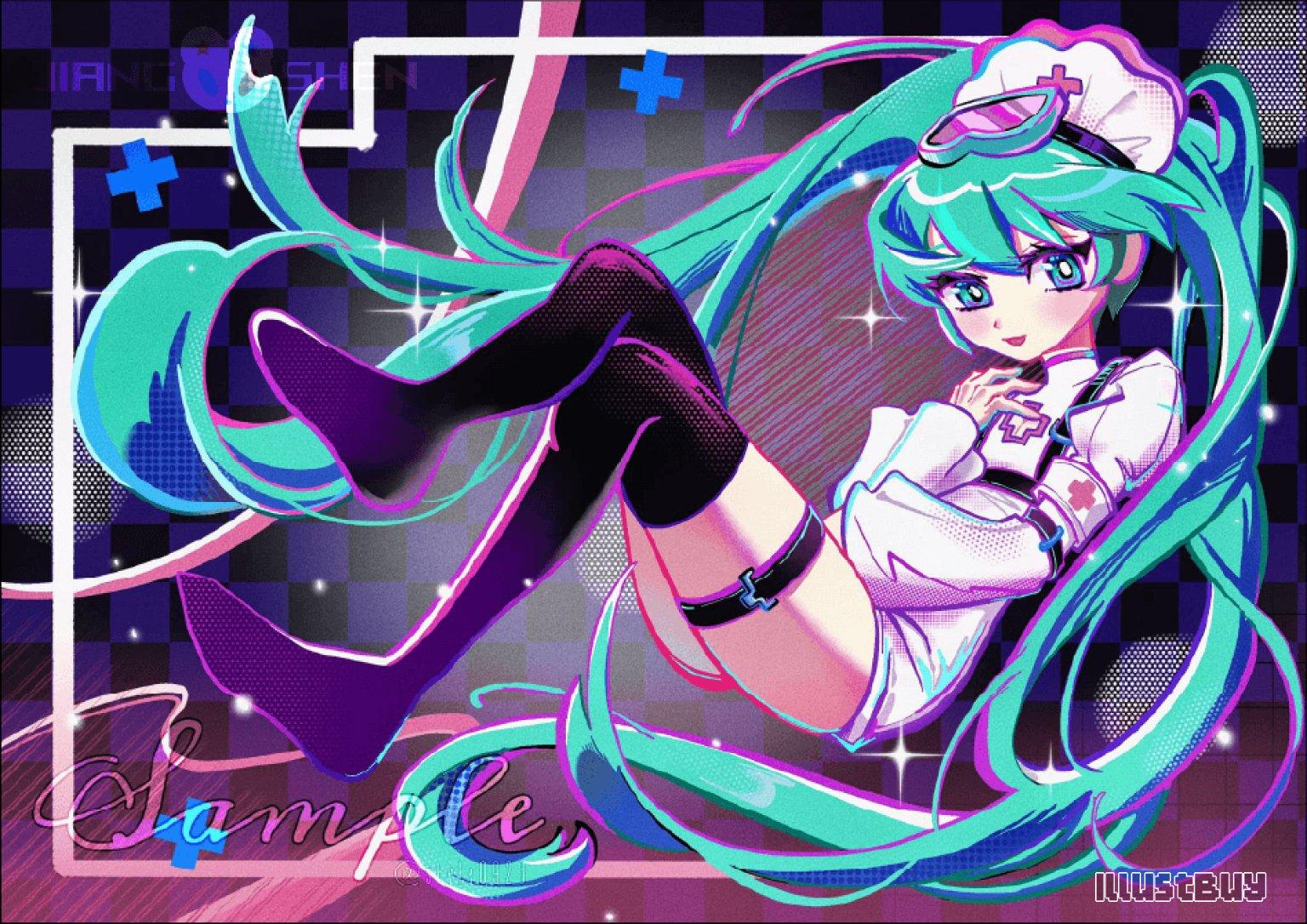 高彩度視覺系/全身插圖