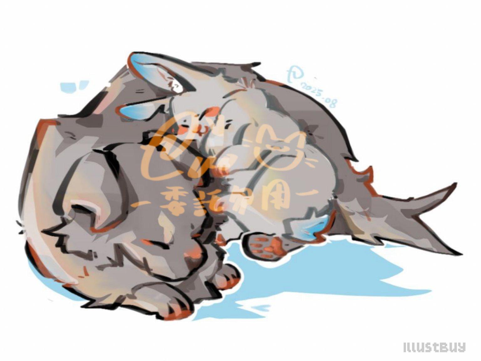 小動物×互動貼貼