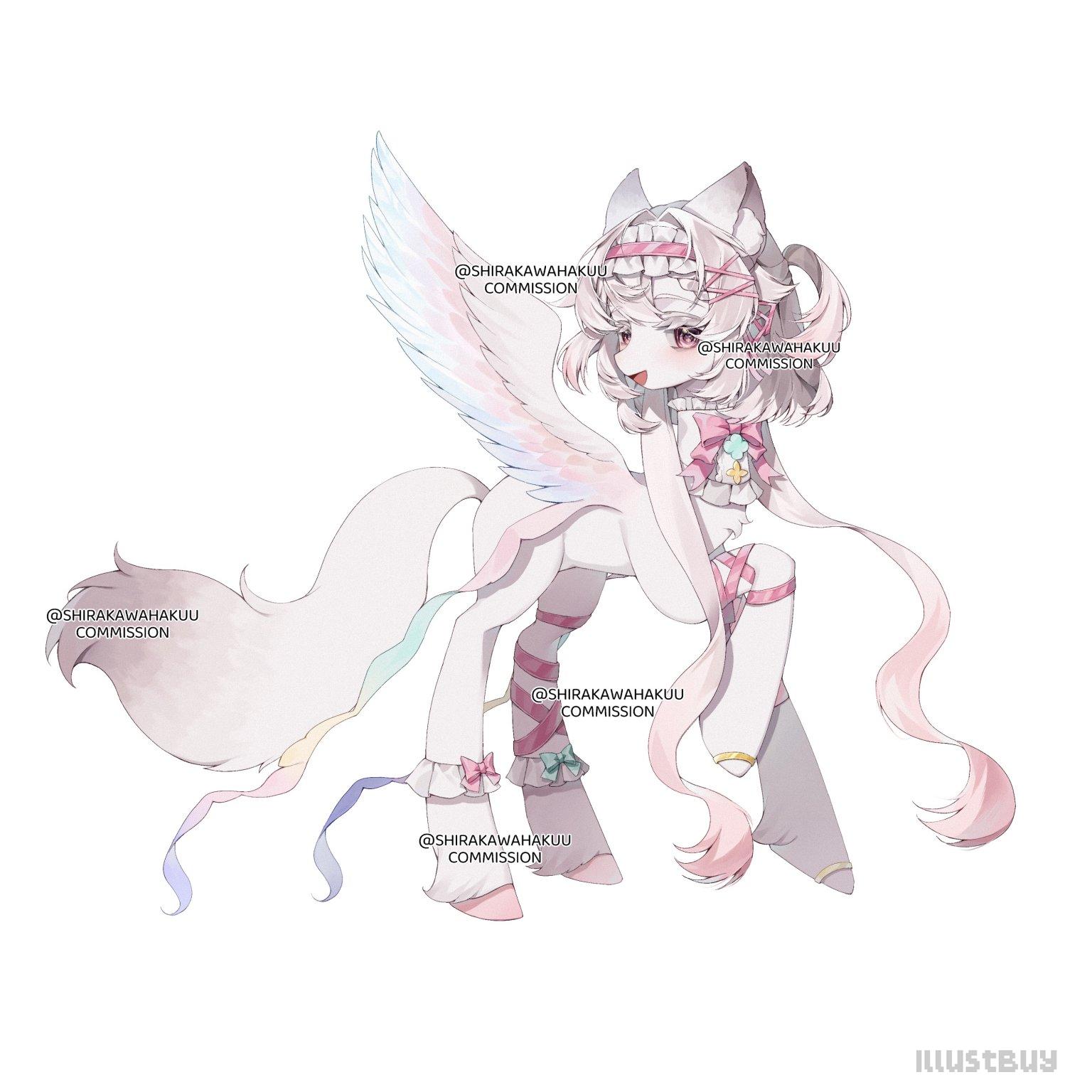 別人委託畫的小馬