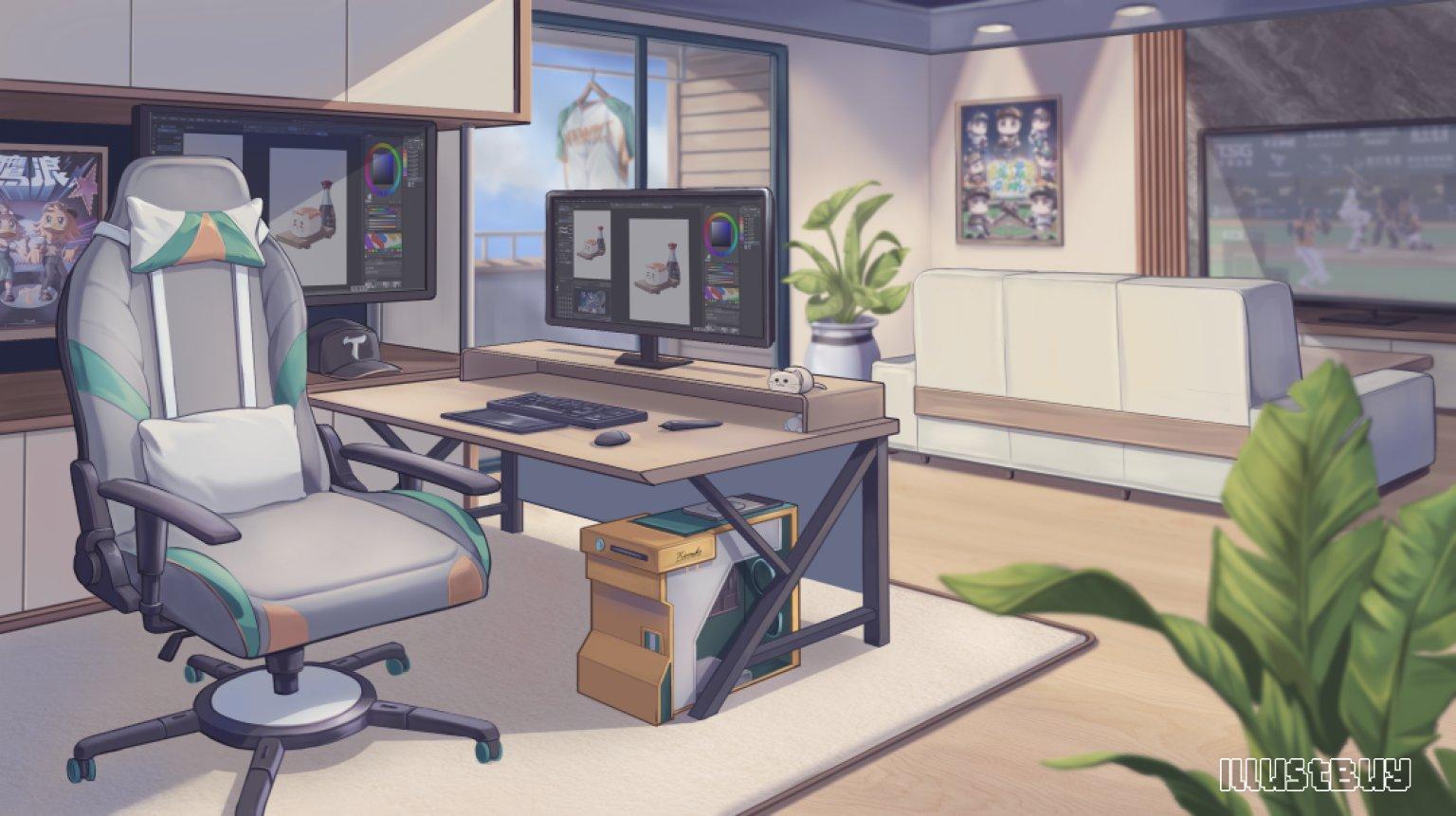 場景插畫