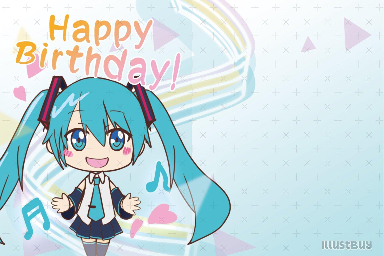 V家生日卡-初音未來