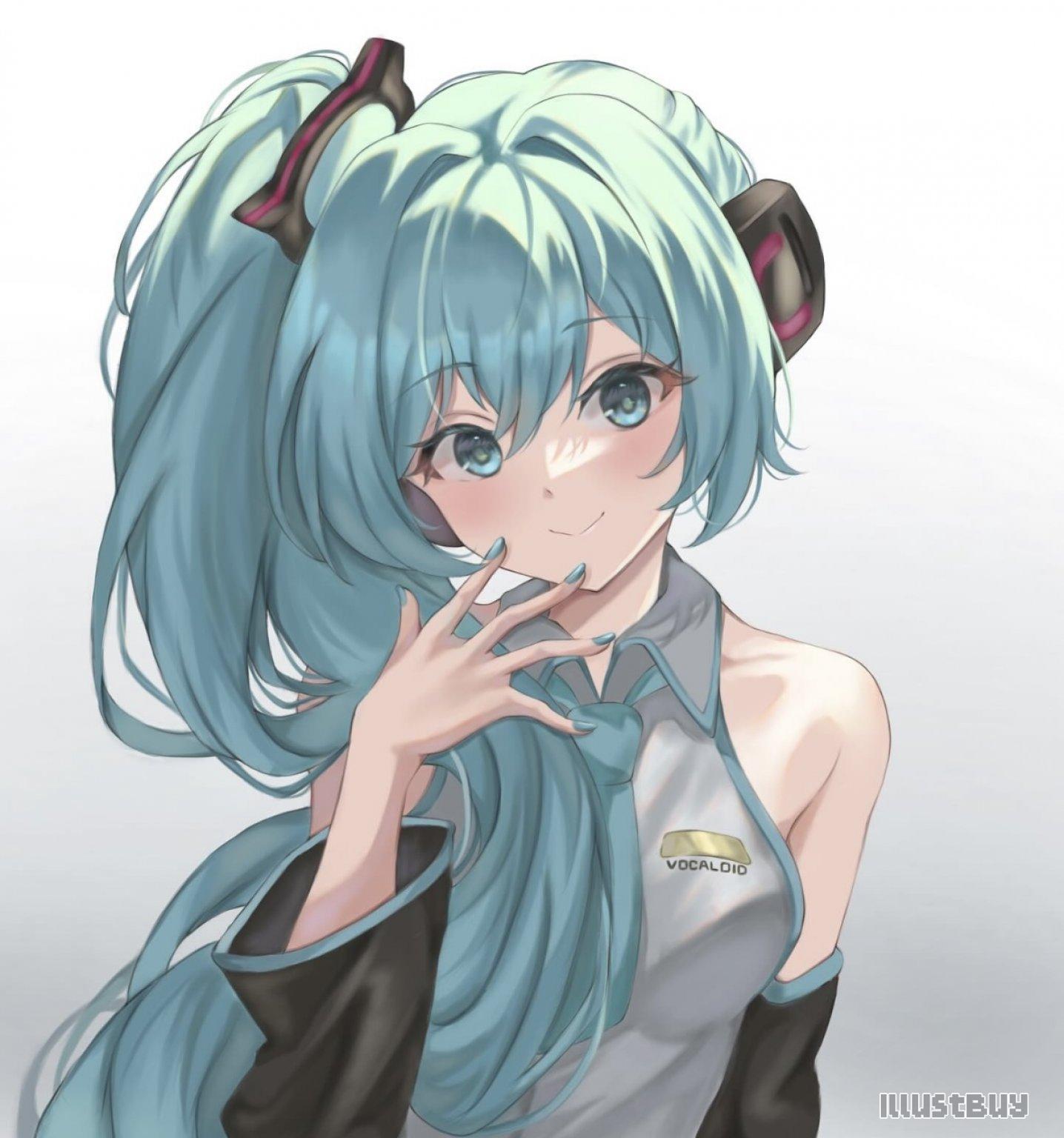 單馬尾初音