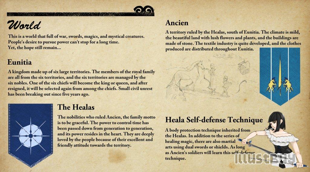 尤尼提亞回憶錄——世界觀設定與物件設計