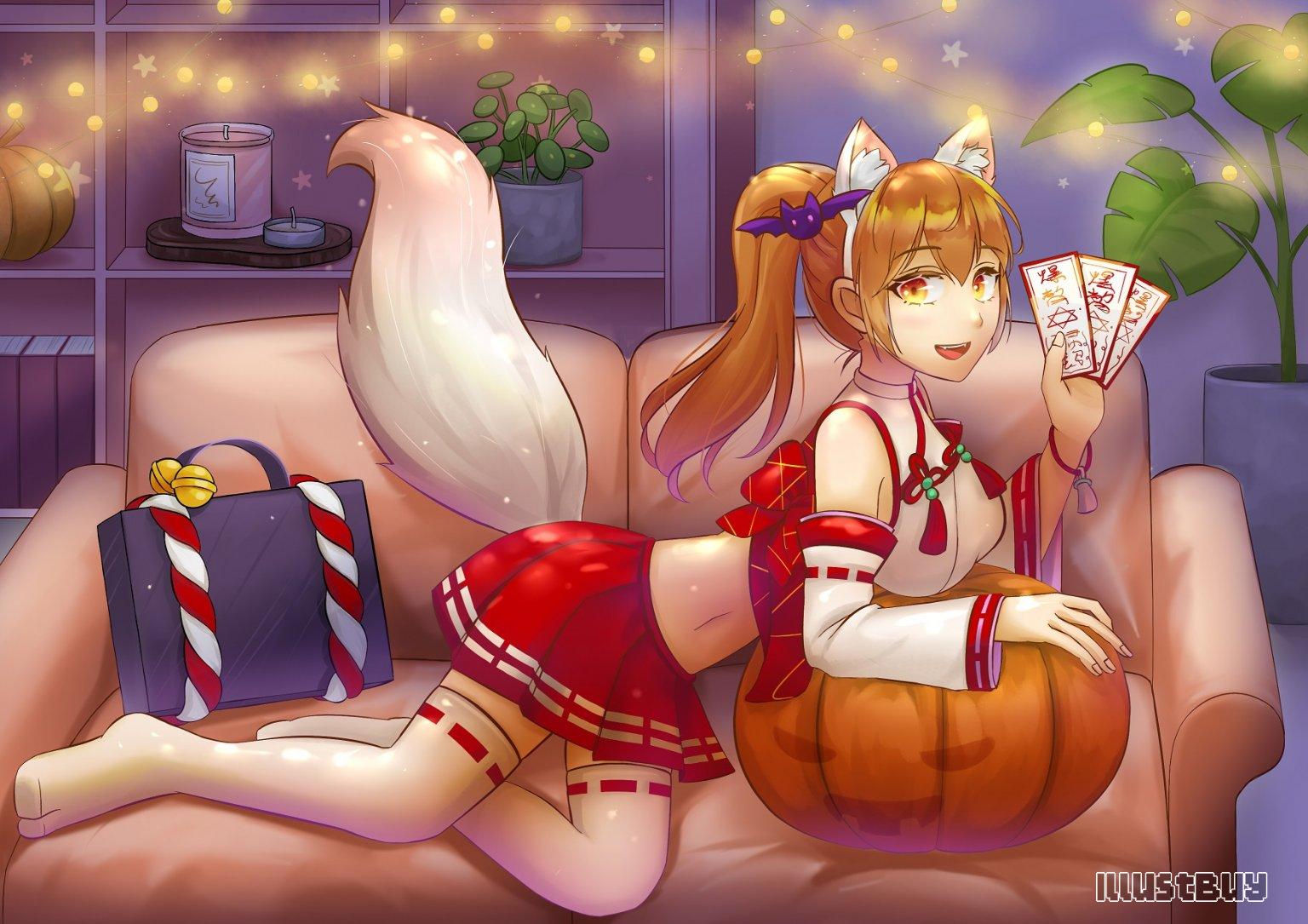 萬聖節狐狸巫女_依絲奈