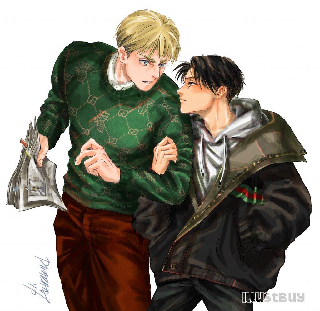 Eruri in Gucci fashion