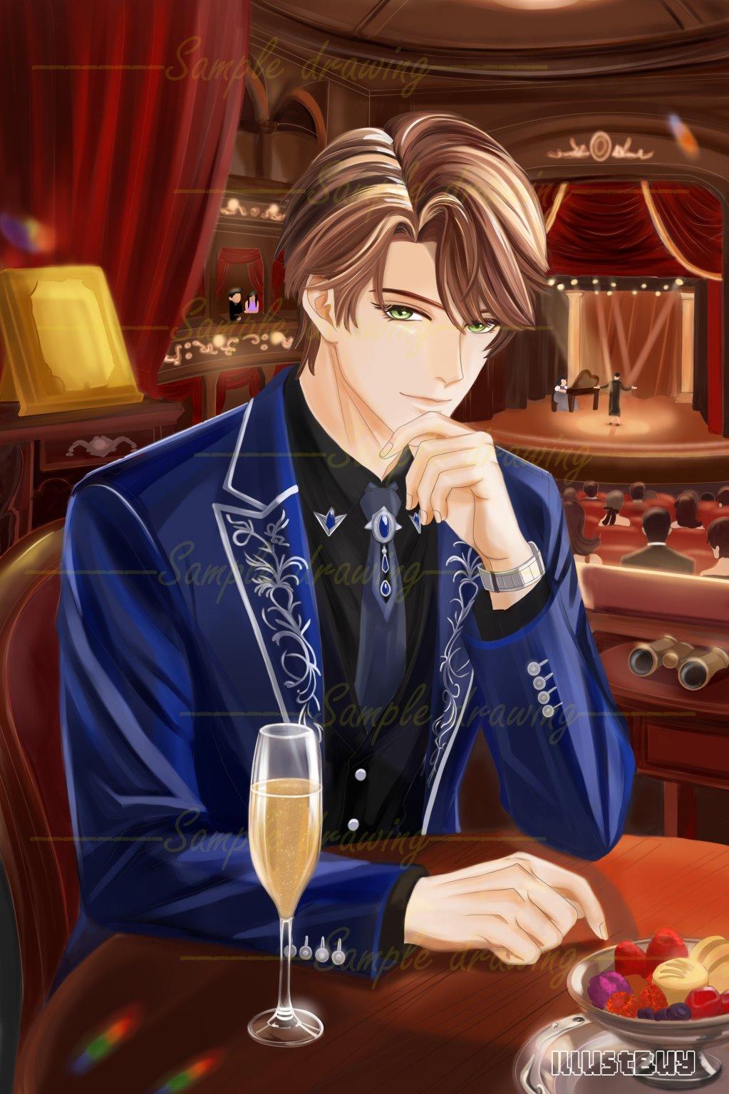 韓国風ゲームイラスト（男性キャラクター）