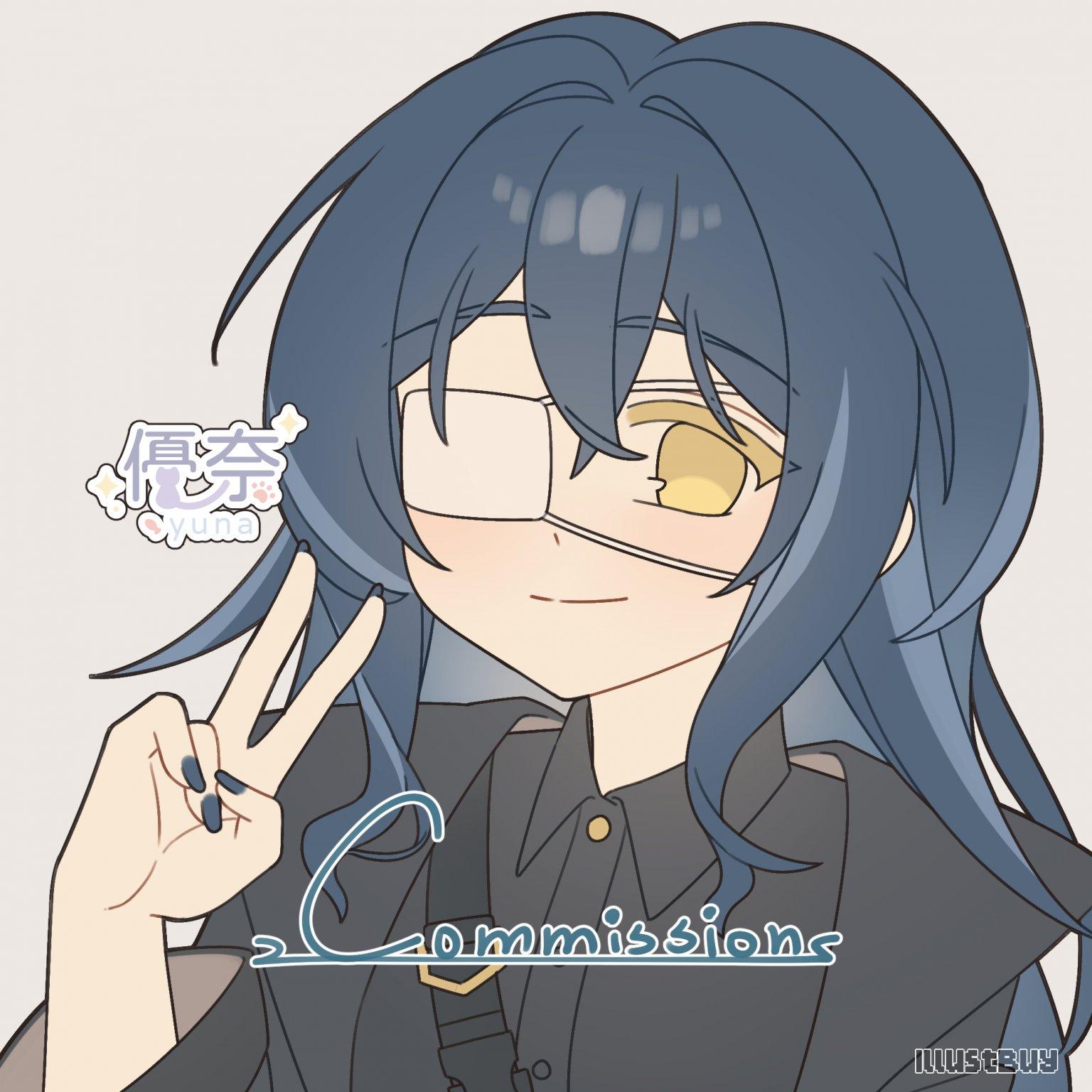 【委託展示】底色頭像