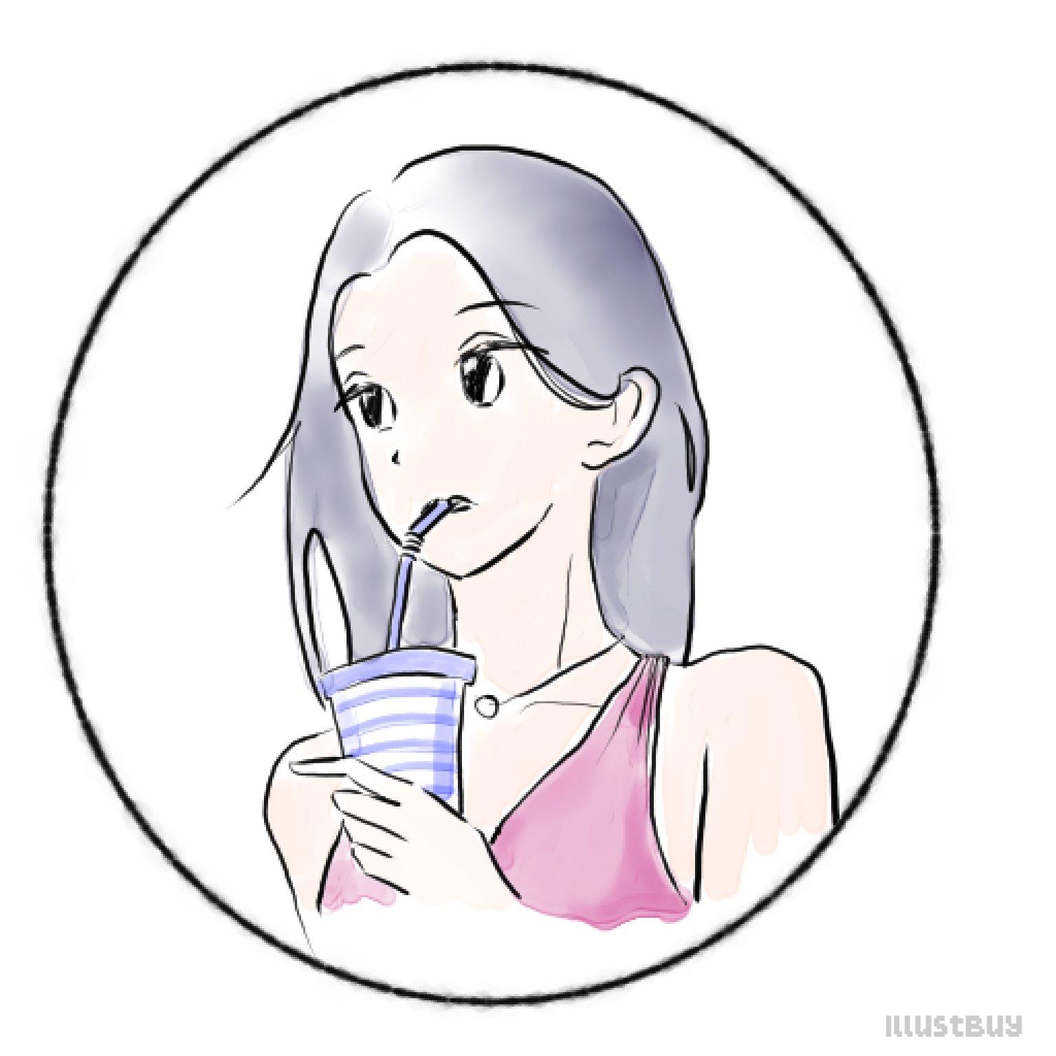 個人頭像-水彩風格