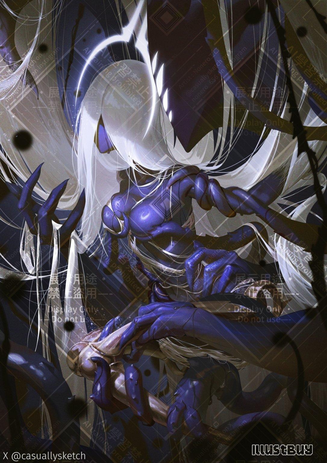 【Silksong 詩之歌｜NSFW】蒼白之母與暗影之王