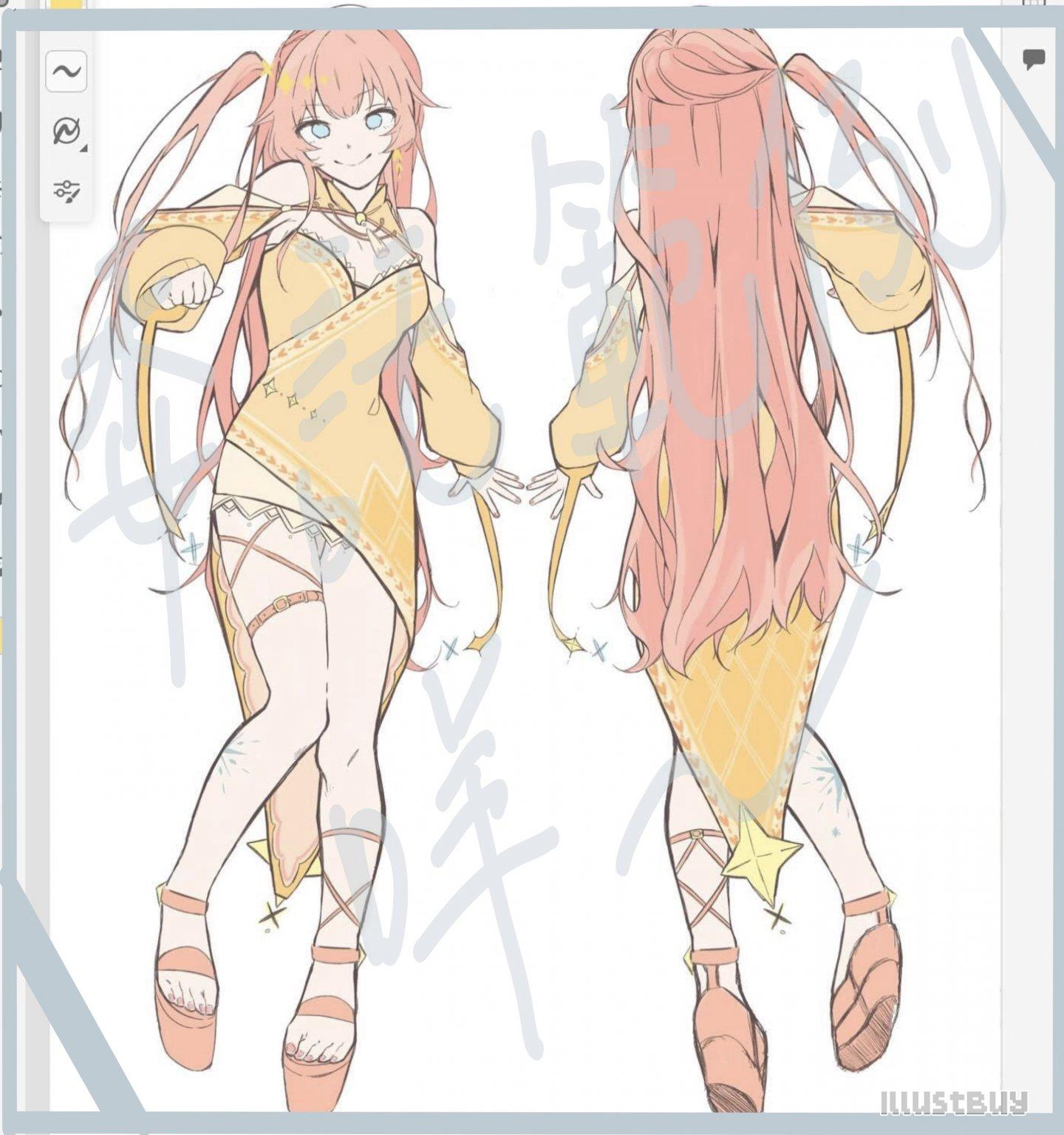 服裝設計 立繪範例