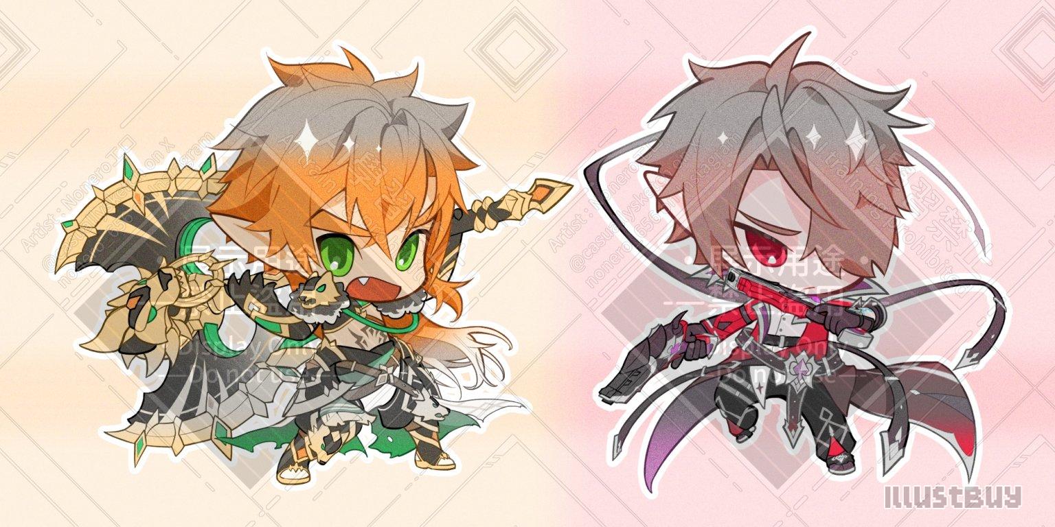 【永恆冒險】Q版萊恩&路帕斯