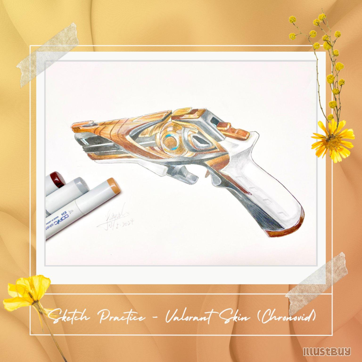 Sketching practice - Valorant Gun Skin