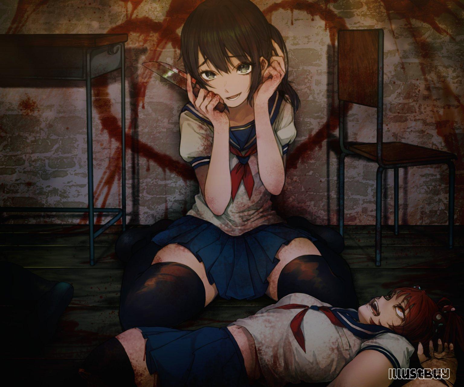 Yandere chan💌🔪 (2021 art)