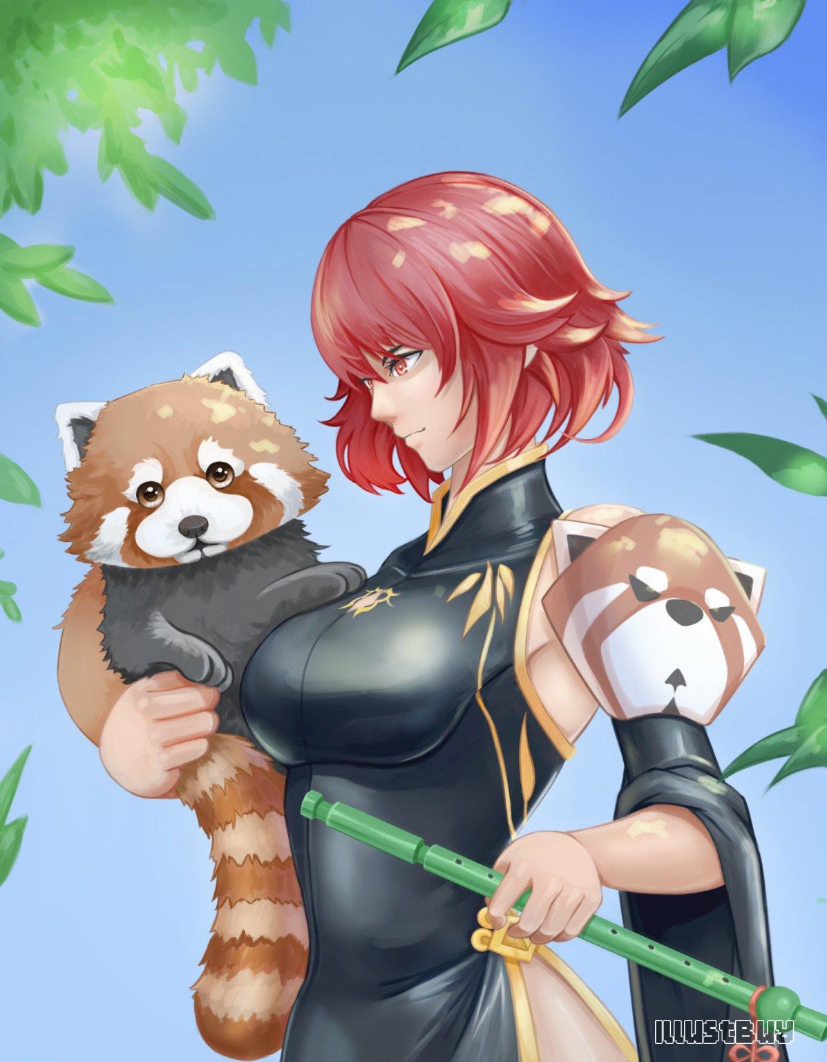 小熊貓2上色 Red panda 2 coloring