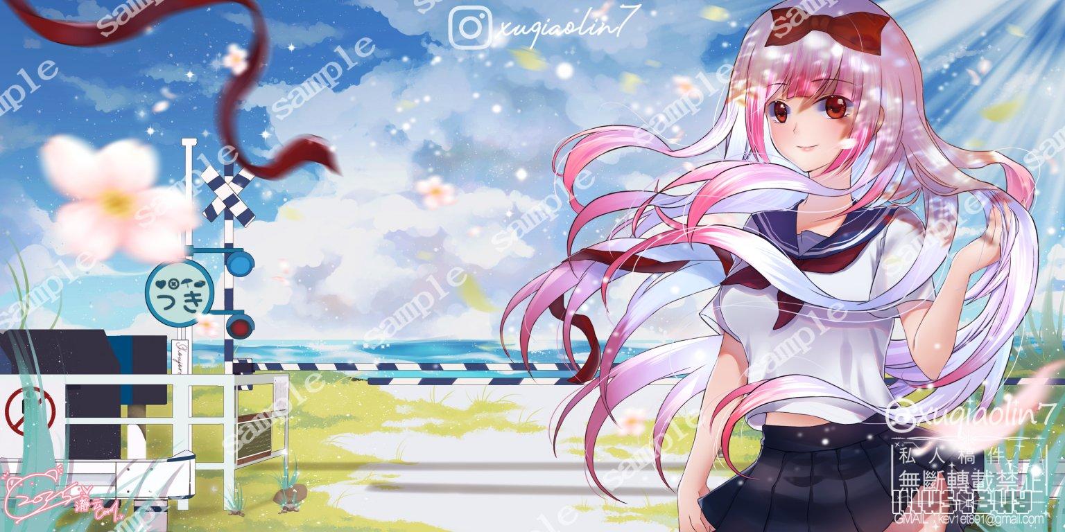 私人商用曲繪委託(少女レイ)