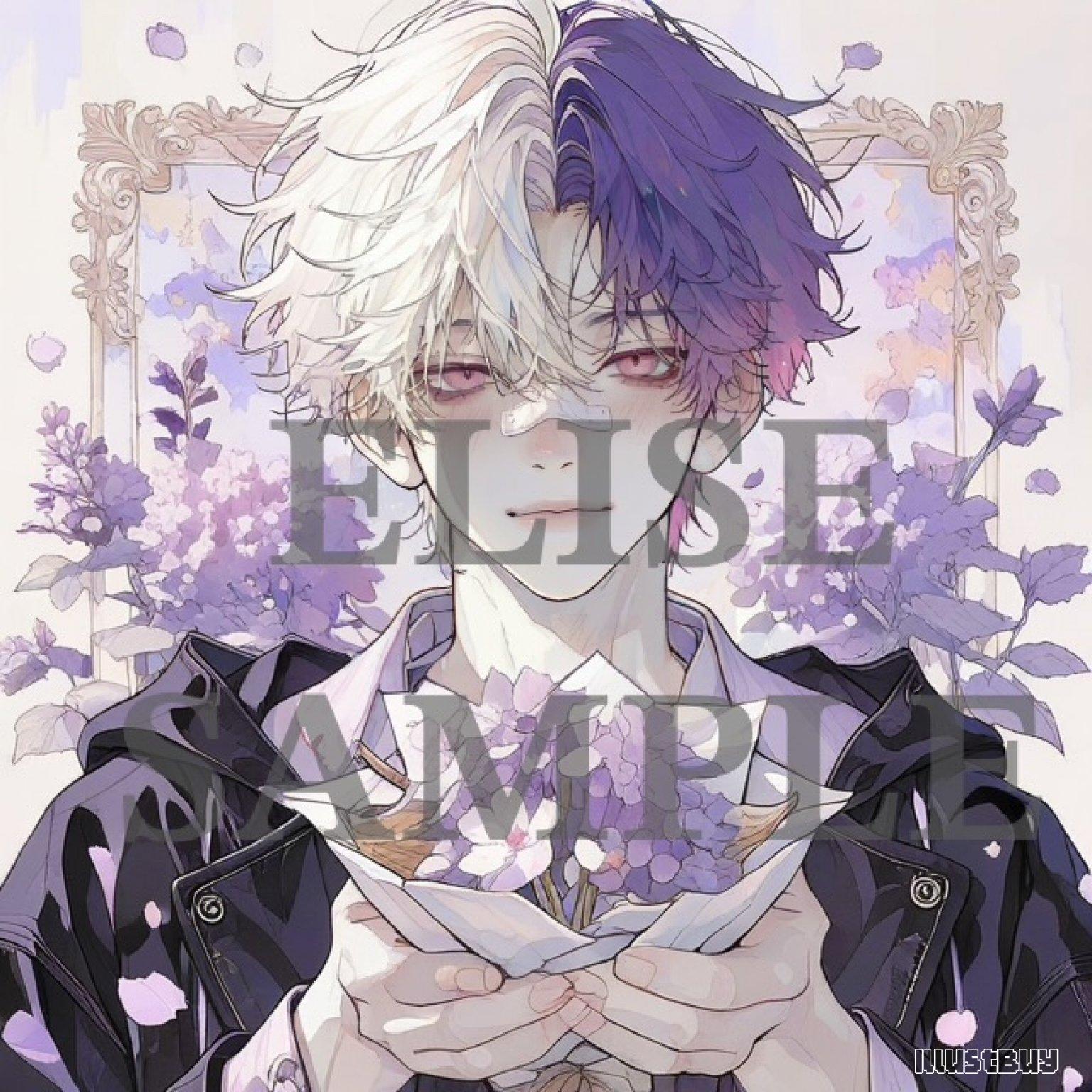 AI-Illustration 【捧花系列】