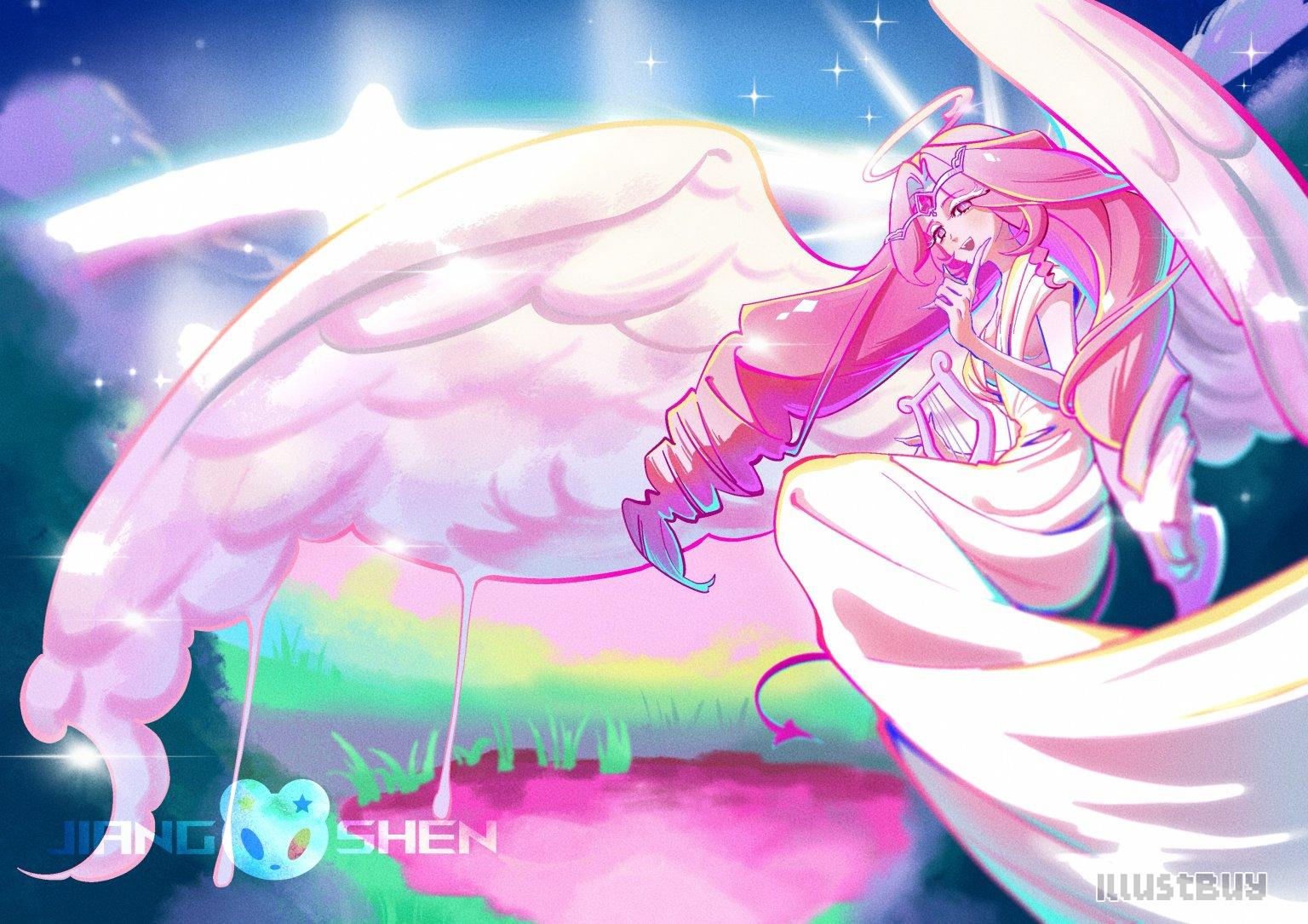 高彩度視覺系/全身插畫