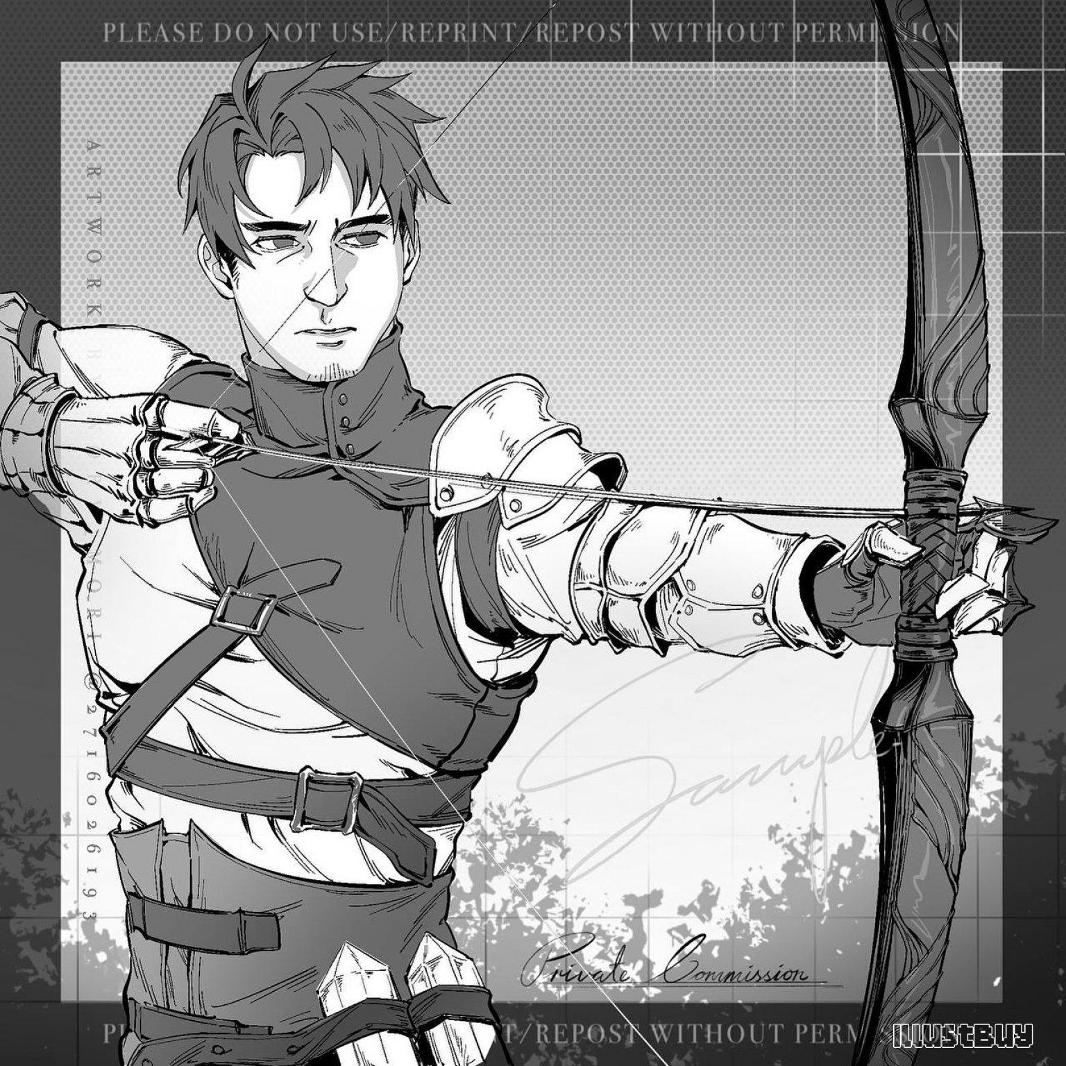 黑白半身 -同人委托