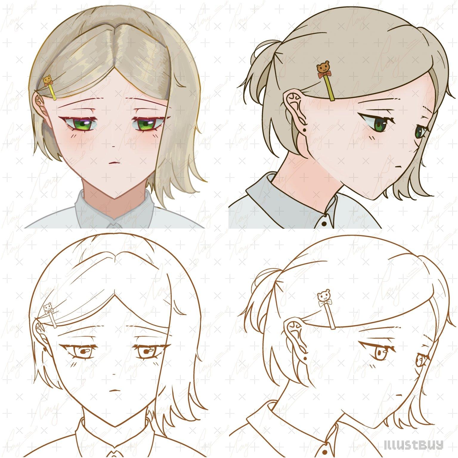 大頭正比接稿 二次元韓式証件照 24小時內出圖