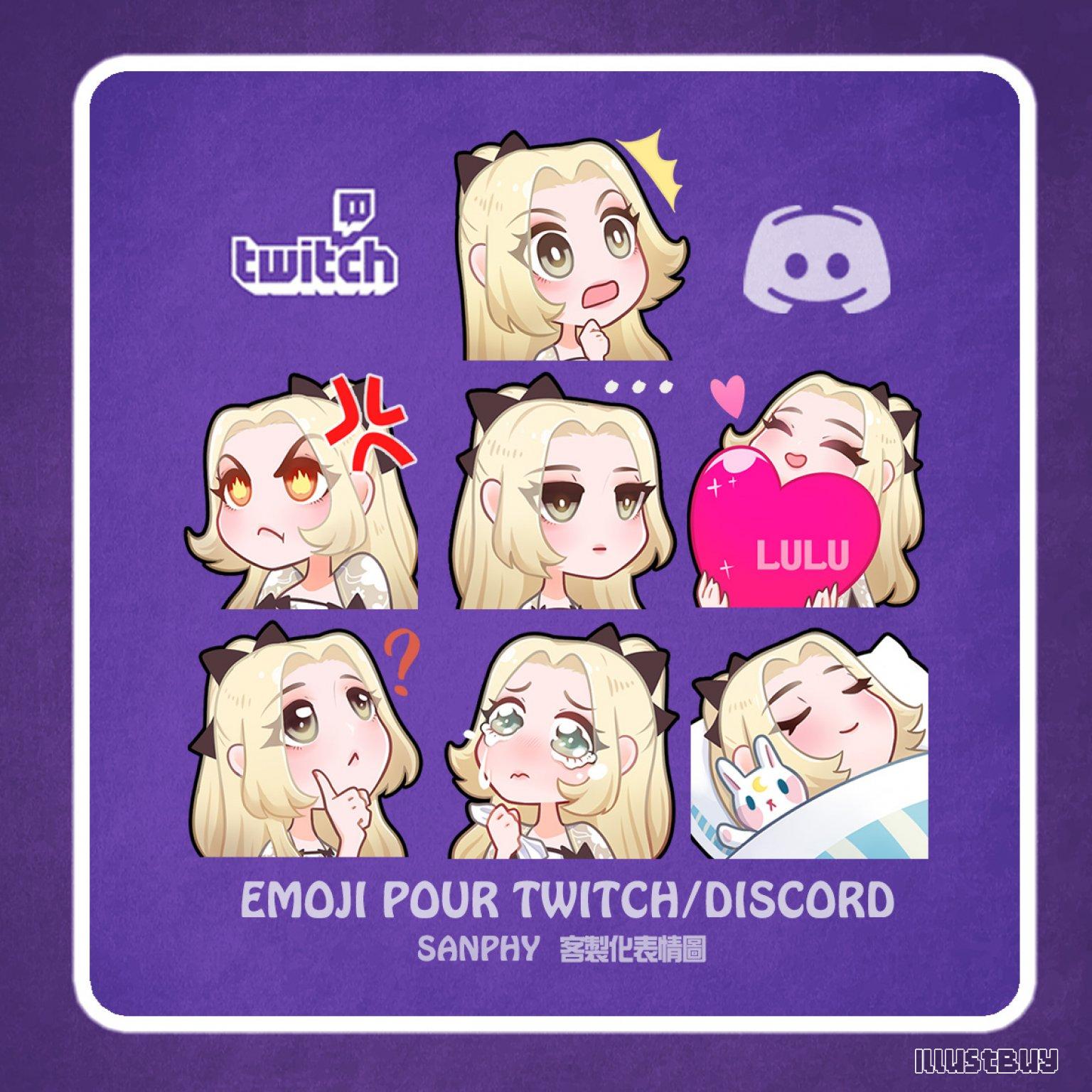 【接受委託】- 客製化Ｑ版表情圖 -　逆水寒