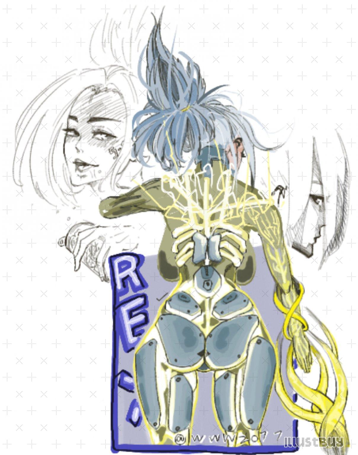 在MAGICAL DRAW上面草稿作畫