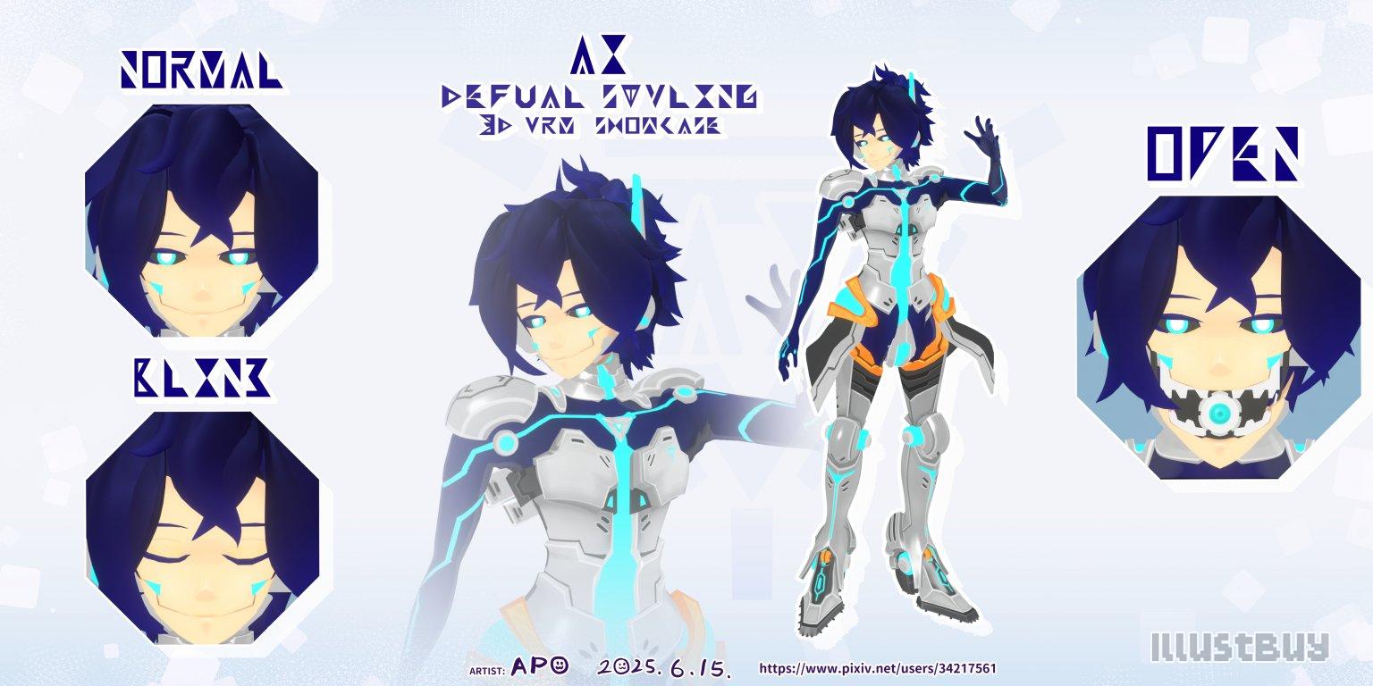 🤖 AI.預設造型 3D渲染圖 💠