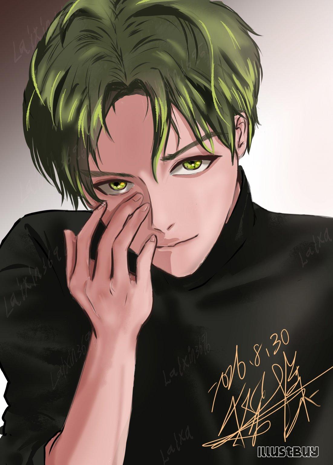 胸像圖 男