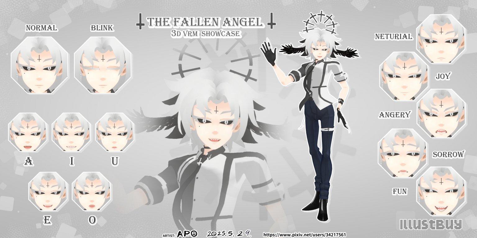 ✞ THE FALLEN ANGEL ✞. 3D展示圖