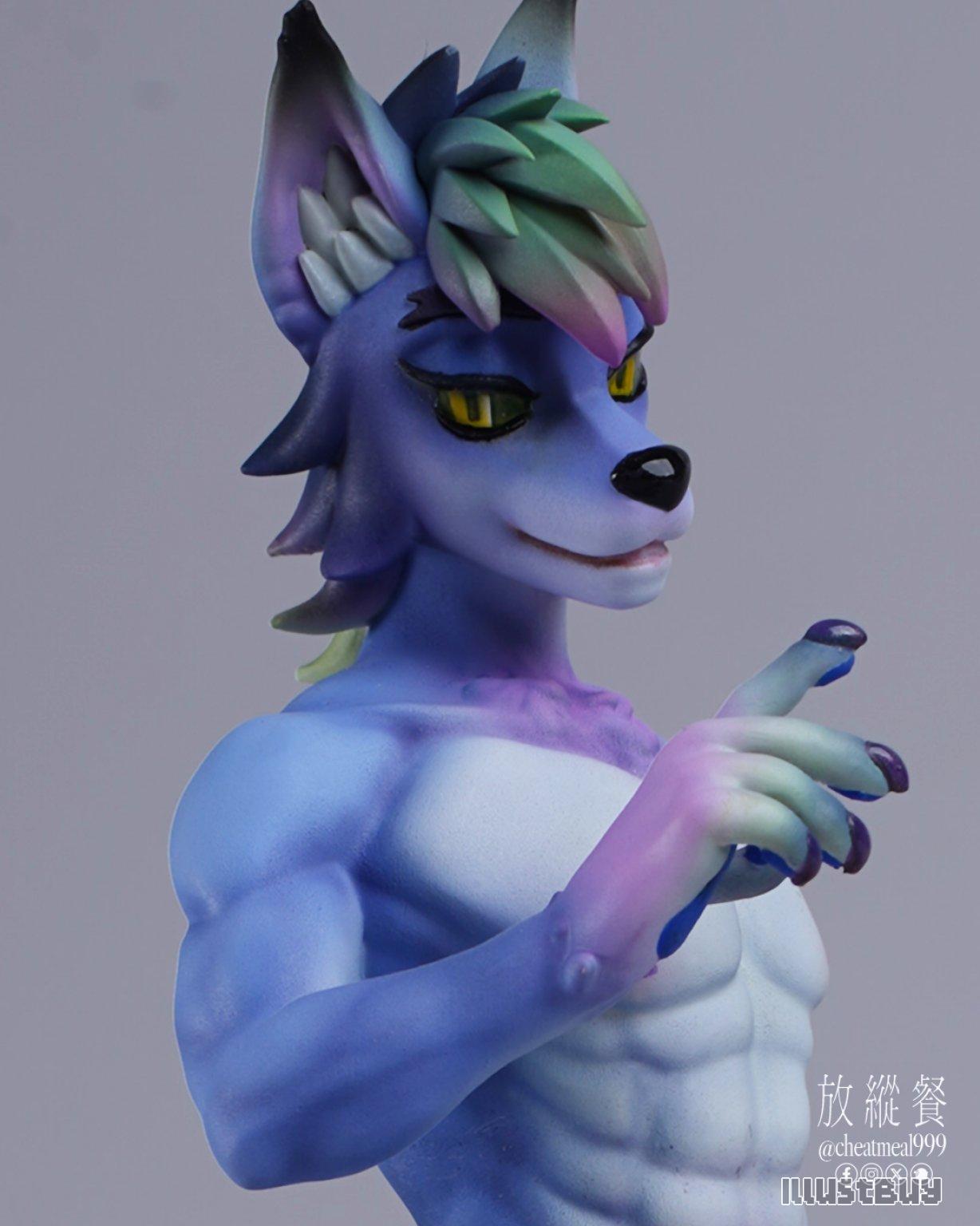 等身比獸人 furry 3D模型製作/客製化公仔 (實體化模型)