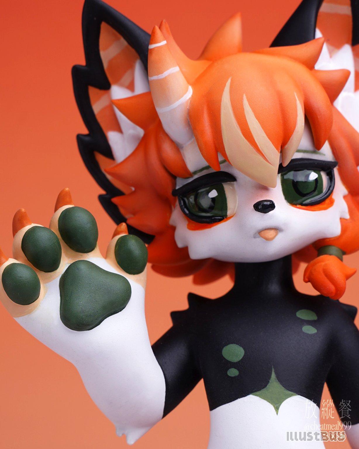 Q版獸人 furry 3D模型製作/客製化公仔(實體化模型)