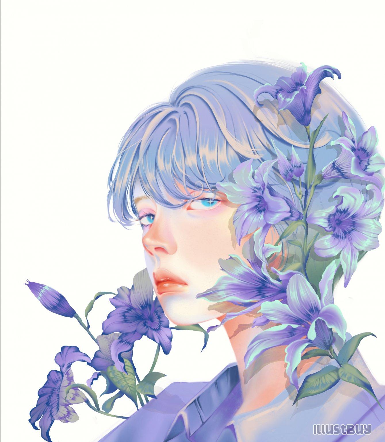 青