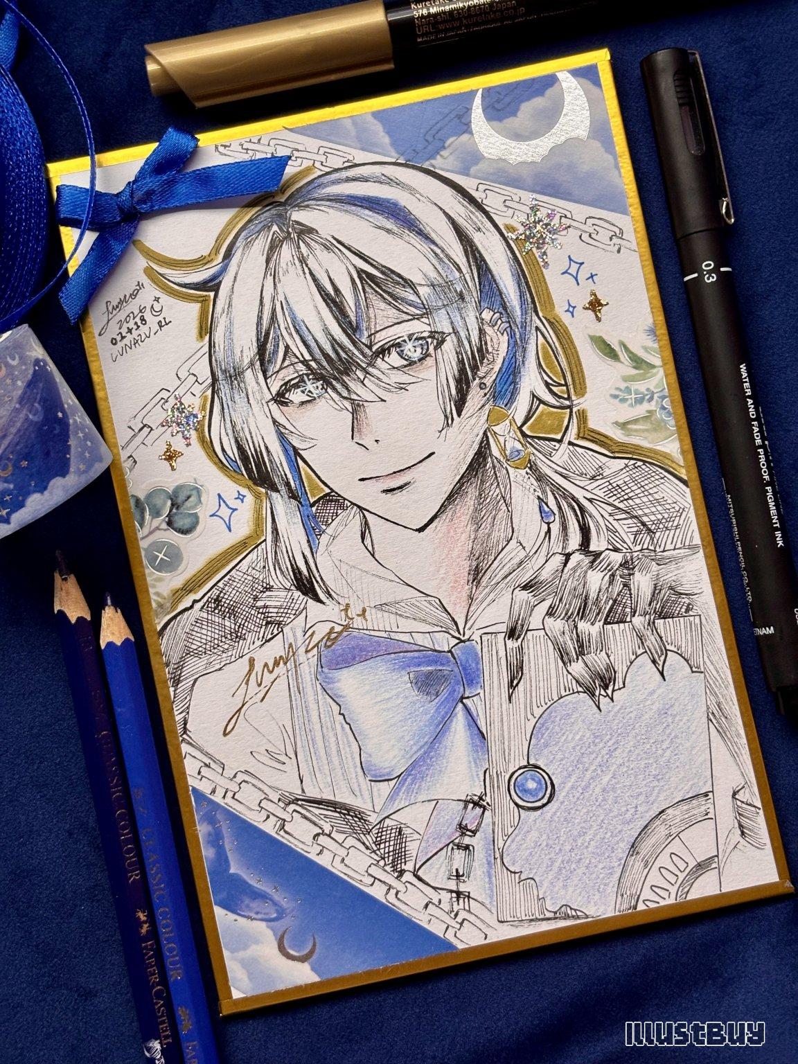 手繪色紙 12x18cm