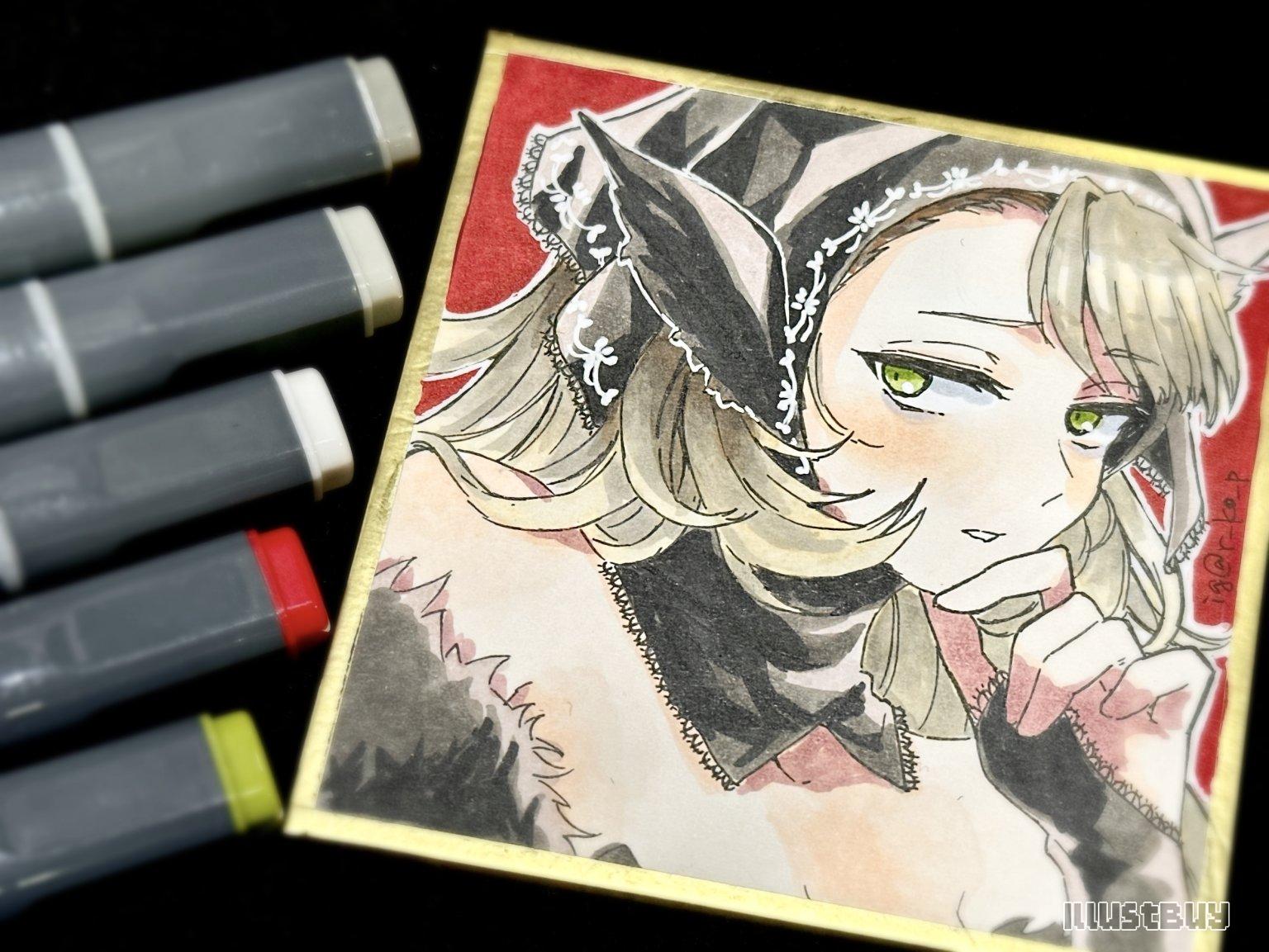 手繪色紙 10cm*10cm