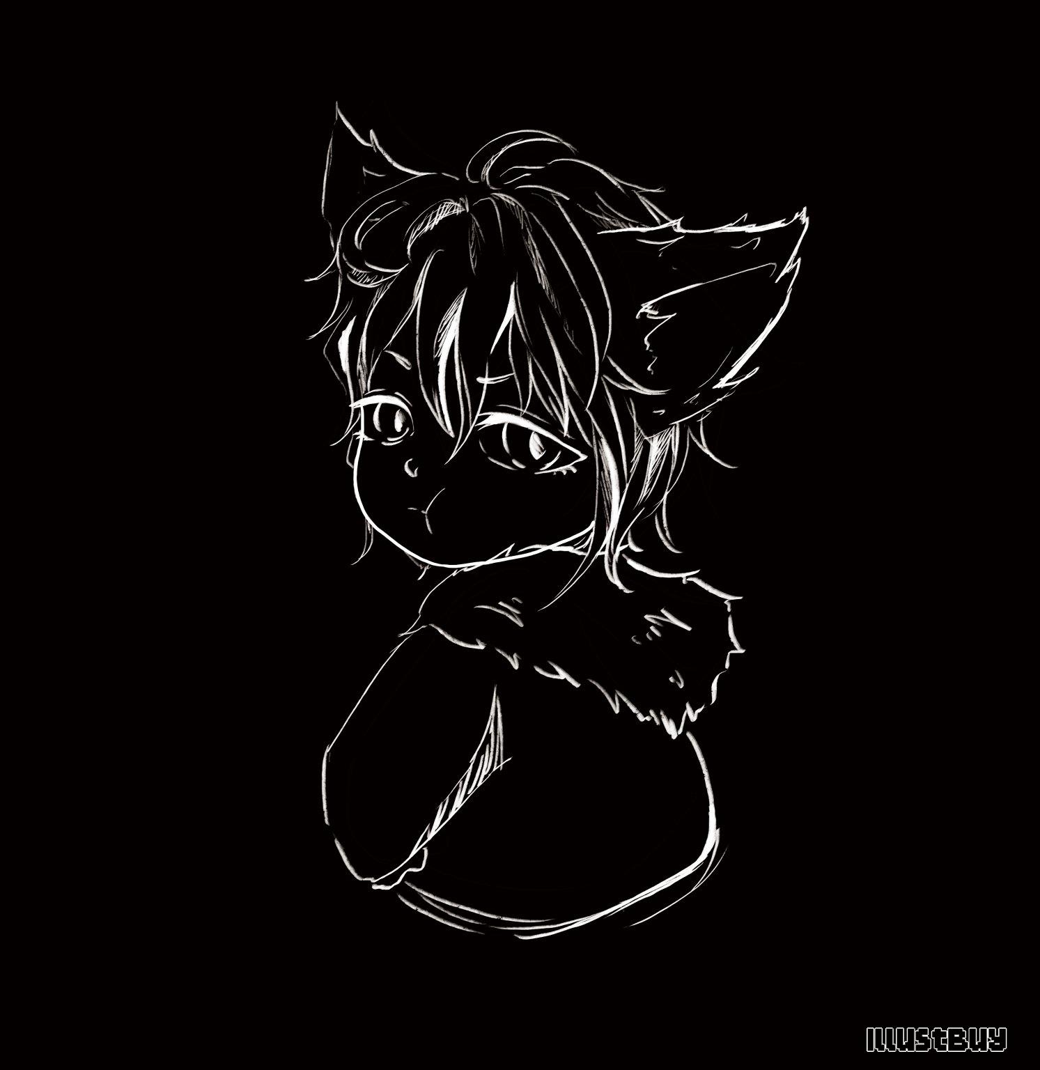 生氣的貓